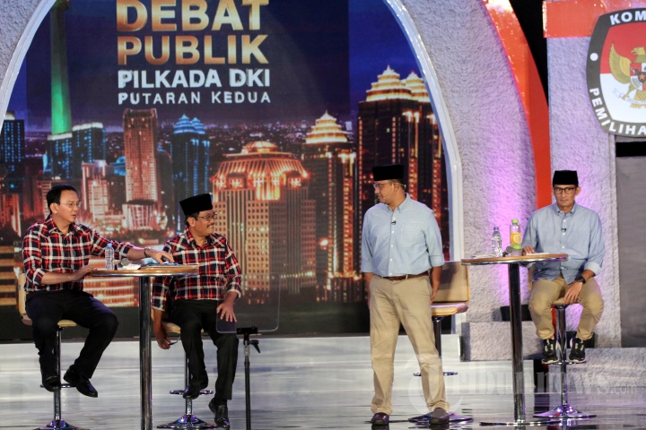 Dua Kandidat Cagub-Cawagub Kembali Berhadapan dalam Debat