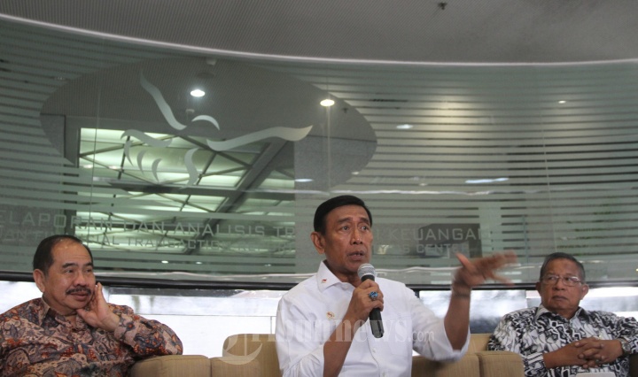 Dua Menteri dan Kepala PPATK Konpers Tentang Anggota FATP
