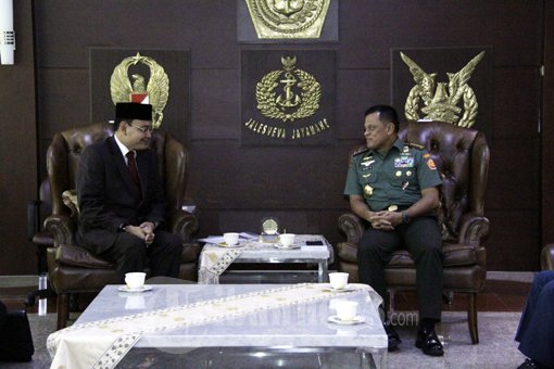Dubes RI untuk Swedia-Latvia Temui Panglima TNI