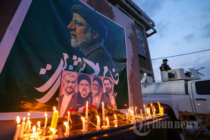 Duka Warga Iran untuk Presiden Ebrahim Raisi