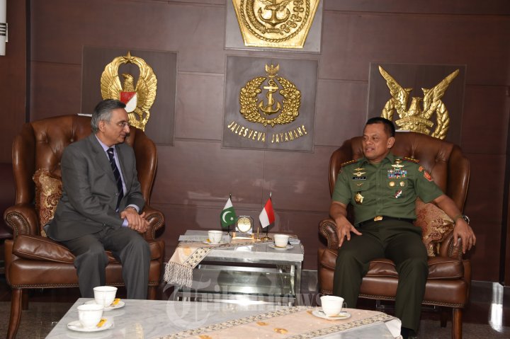 Duta Besar Pakistan kunjungi Mabes TNI