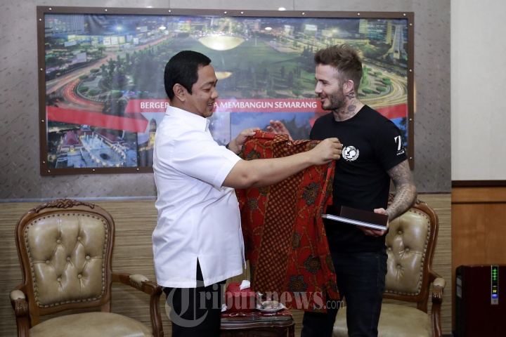 Duta Unicef David Beckham Kunjungi Semarang
