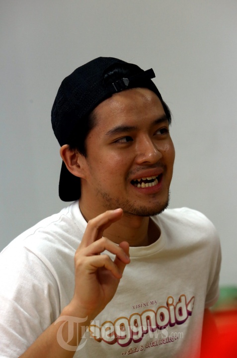 Eggnoid Morgan Oey Kunjungi Tribun Jakarta