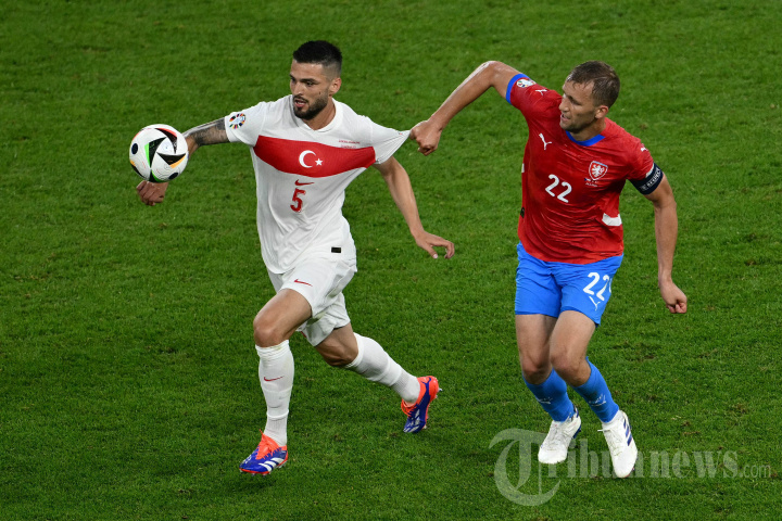 Euro 2024 : Menang 2-1 Lawan Ceko, Turki Lolos ke 16 Besar