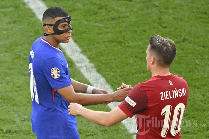 Euro 2024 : Prancis Imbang Lawan Polandia 1-1