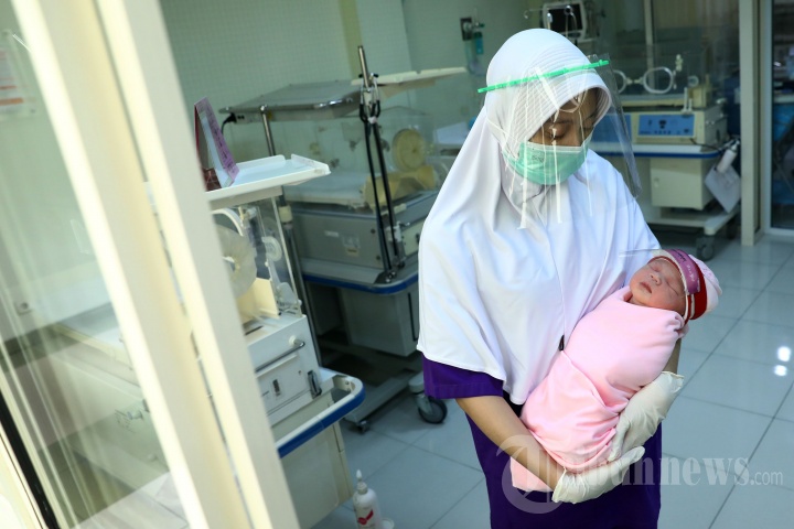 Face Shield Untuk Bayi Cegah Covid-19
