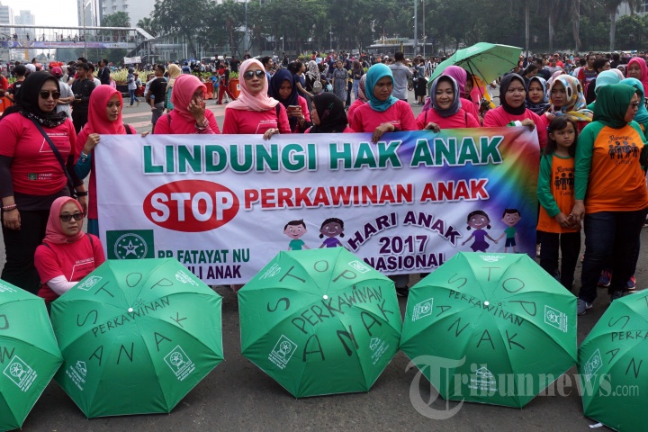 Fatayat NU Gelar Aksi Tolak Perkawinan Anak dibawah Umur