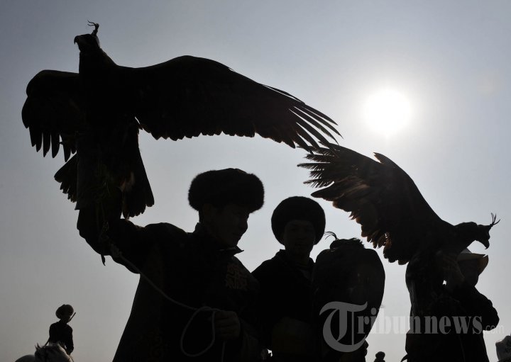 Festival Berburu Pemburu Elang Kyrgyzstan