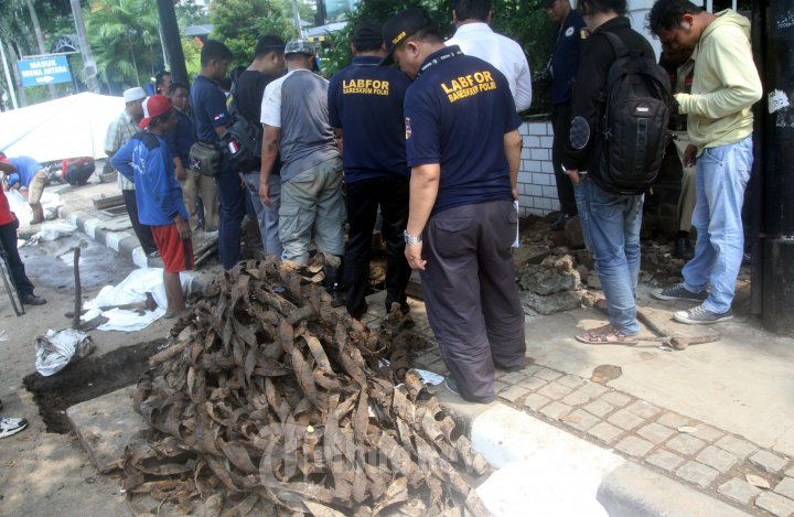 Forensik Mabes Polri Lakukan Olah TKP Kulit Kabel