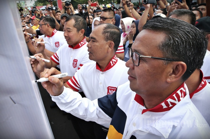 Forkopimda Sulsel Deklarasi Pemilu 2019 Damai dan Aman