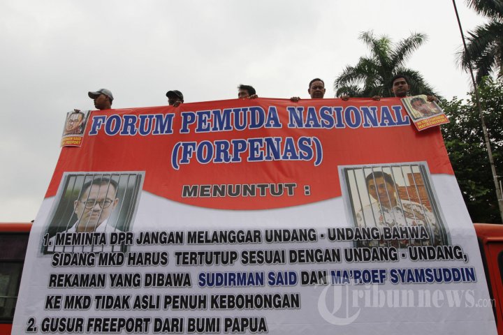 Forum Pemuda Nasional Tuntut Pemerintah Putus Kontrak Freeport