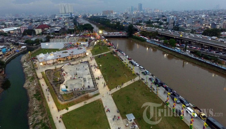 Foto Udara RTH dan RPTRA Kalijodo