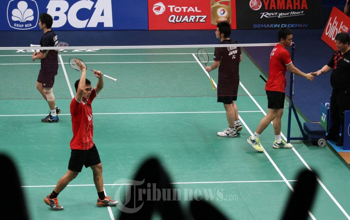 Ganda Putra Hendra/Ahsan Menang Kalahkan Jepang