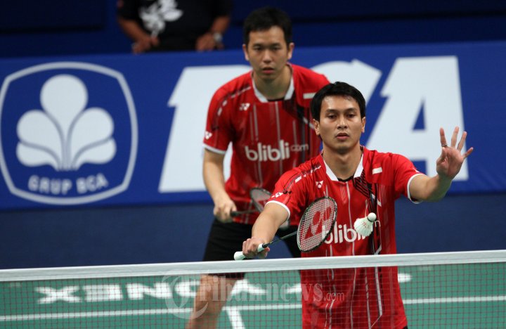 Ganda Putra Hendra/Ahsan Menang Kalahkan Jepang