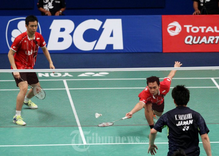 Ganda Putra Hendra/Ahsan Menang Kalahkan Jepang