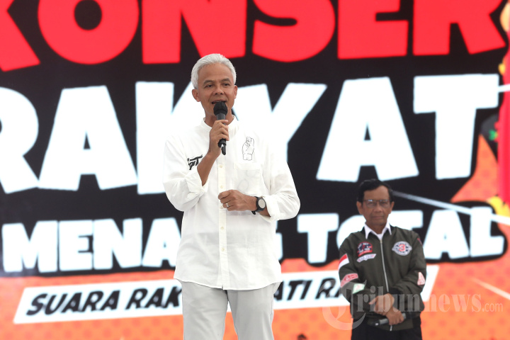 Ganjar-Mahfud Hadiri Hajatan Rakyat Banyuwangi
