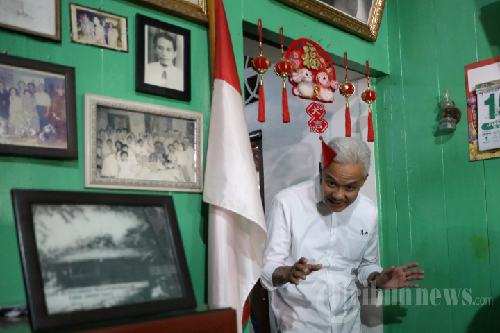 Ganjar Pranowo Kunjungi Rumah Rengasdengklok