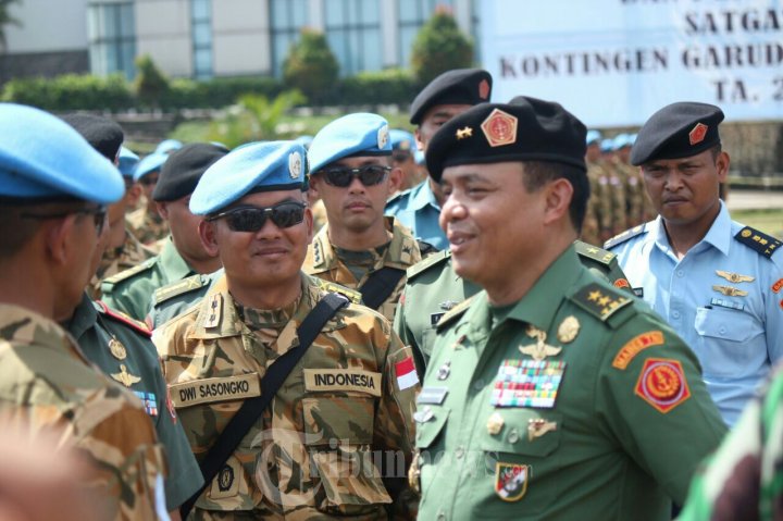 Gelar Perlengkapan Satgas Yonmek TNI Konga XXIII-J/Unifil