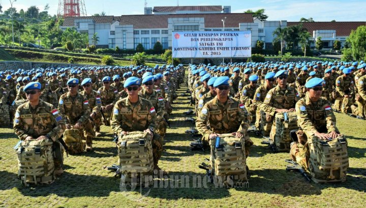 Gelar Perlengkapan Satgas Yonmek TNI Konga XXIII-J/Unifil