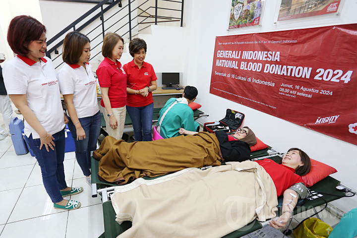 Generali Indonesia Gelar Donor Darah Serentak di 16 Titik Kota