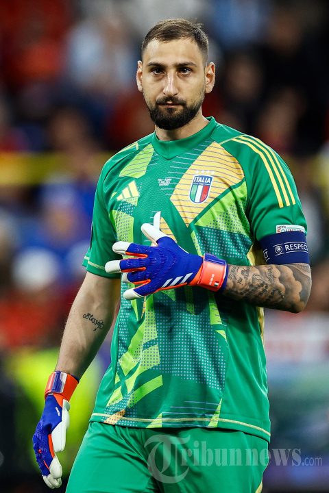 Gianluigi Donnarumma Penjaga gawang Italia di UEFA Euro 2024