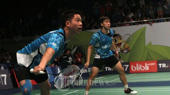 Gideon/Kevin Keok di BCA Indonesia Open 2015