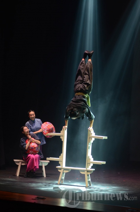 Grup Sirkus Taiwan FOCA Tampil Atraktif