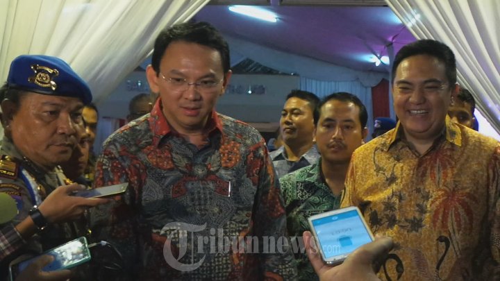 Gubernur Ahok Usai Hadiri Pisah Sambut Kapolda Metro Jaya Konper