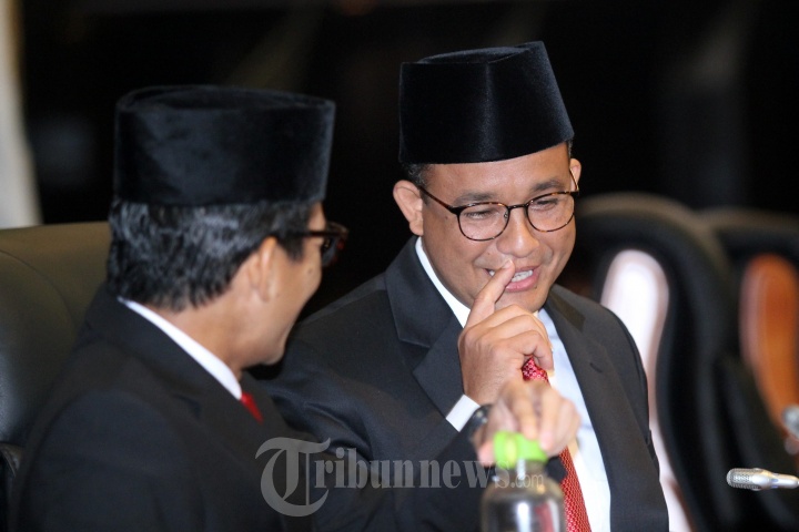 Gubernur Anis Hadiri Sidang Paripurna DPRD DKI Jakarta