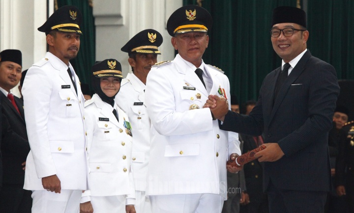 Gubernur Jabar Lantik Wali Kota dan Bupati