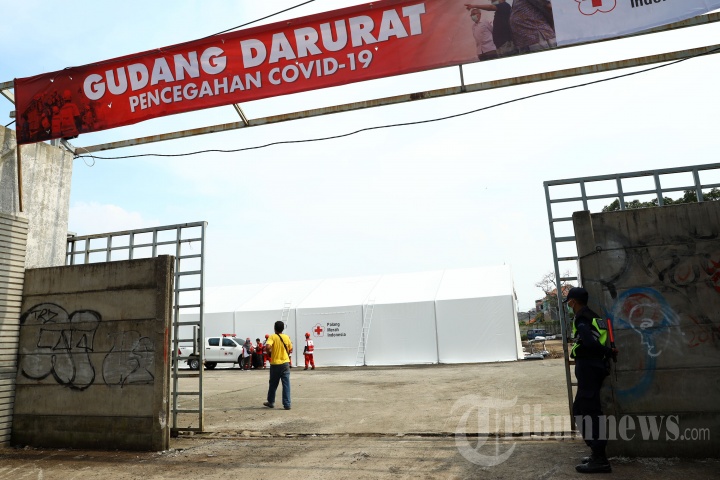 Gudang Logistik Penanganan Covid-19 PMI