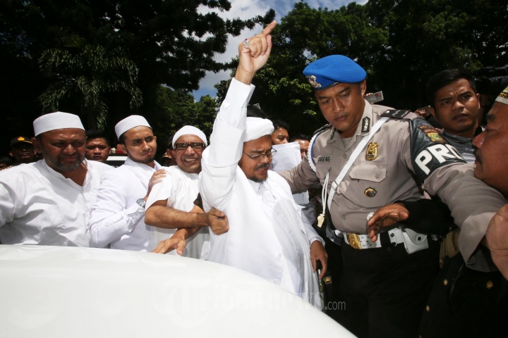 Habib Rizieq Diperiksa Polda Metro