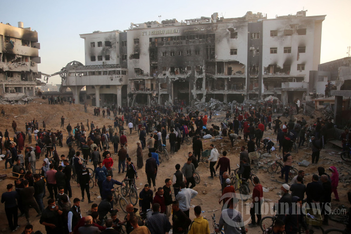 Hancurnya Rumah Sakit Terbesar di Gaza