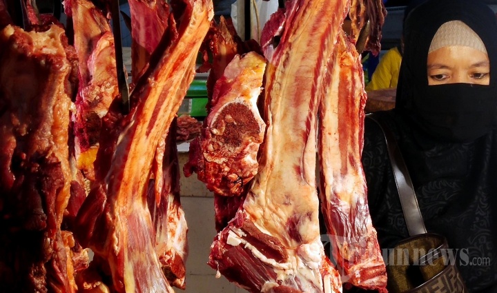 Harga Daging Sapi di Pasar Kosambi Tembus Rp 140.000 Per Kg