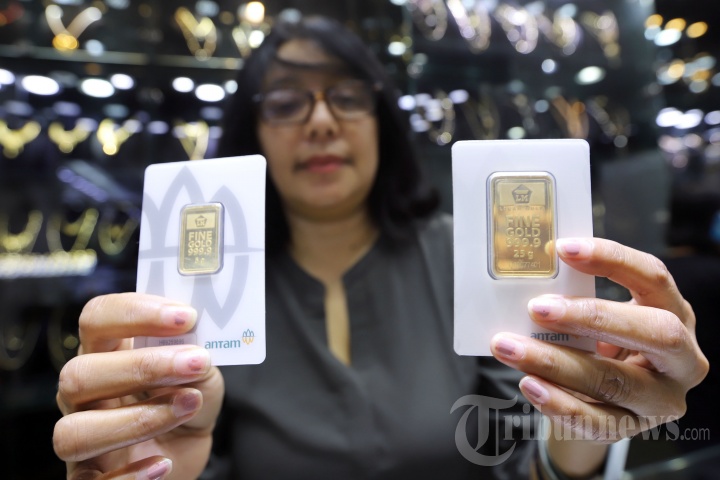 Harga Emas Kembali Turun