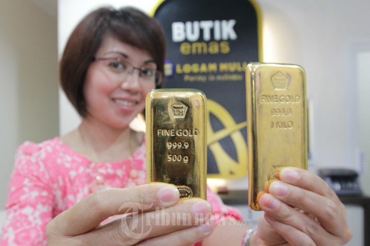 Harga Emas Logam Mulia Antam Merangkak Naik