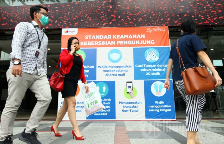 Hari Pertama Buka, Mal BIP Terapkan Protokol Kesehatan Maksimal
