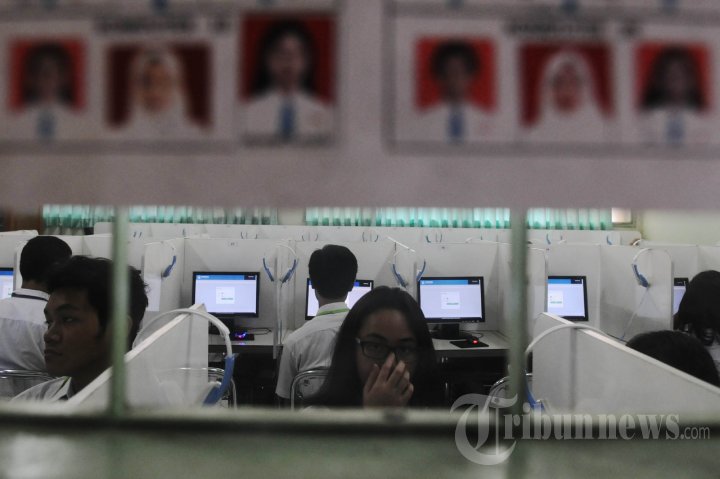 Hari Pertama UNBK di Jakarta