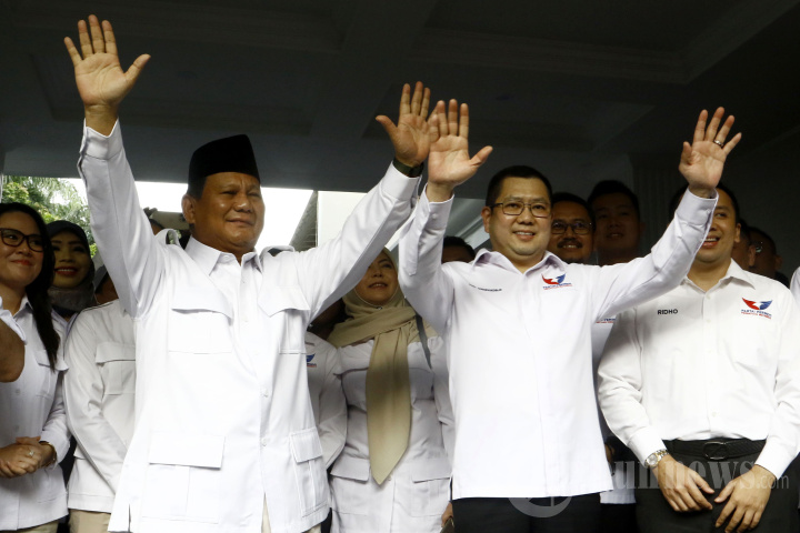 Hary Tanoesoedibjo Temui Prabowo Subianto
