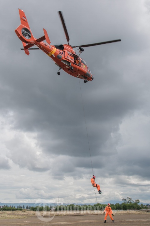 Heli Jump dan Rappeling SAR Banda Aceh