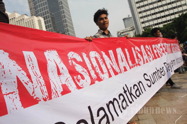 HMI Jakarta Kumpulkan Tanda Tangan Dukung Usir Freeport