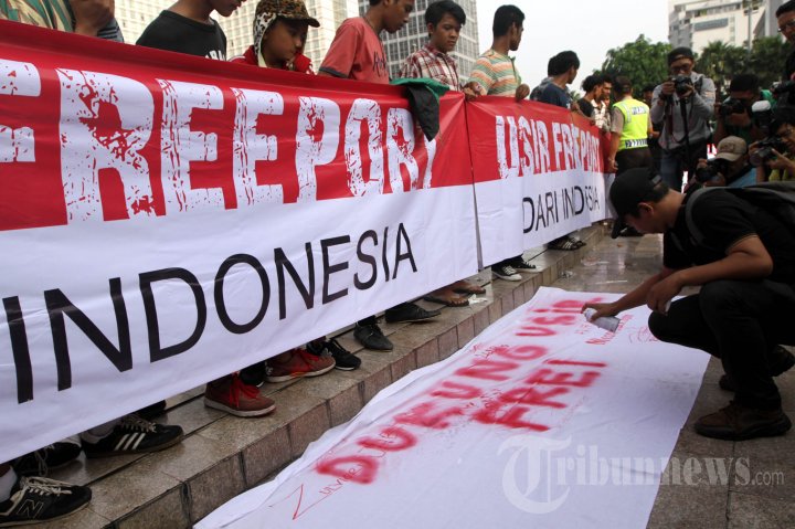 HMI Jakarta Kumpulkan Tanda Tangan Dukung Usir Freeport