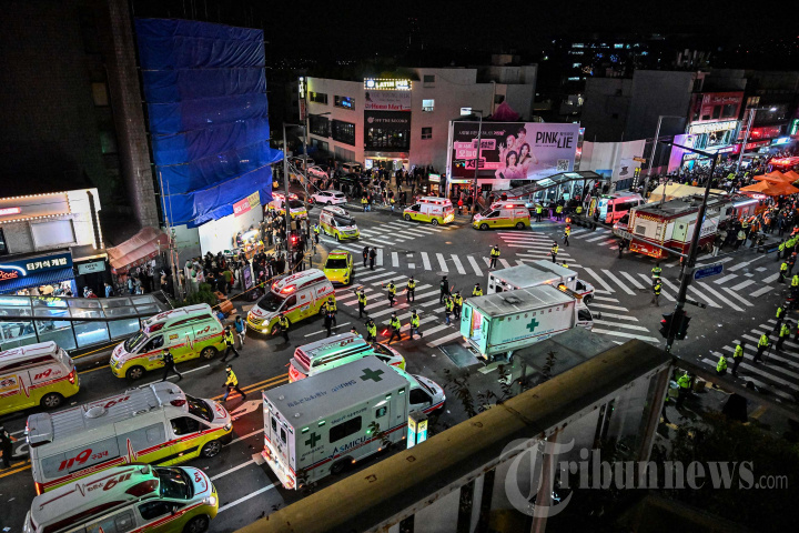 Horor Pesta Halloween, 151 Orang Tewas di Korea Selatan