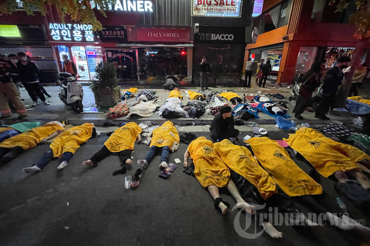Horor Pesta Halloween, 151 Orang Tewas di Korea Selatan