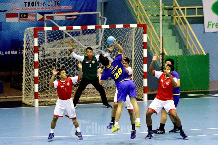 Indonesia VS Filipina Turnamen Bola Tangan IHF Trophy 2016