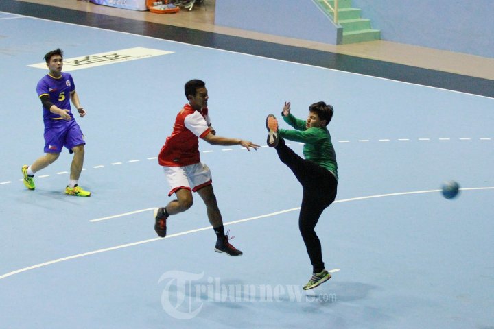 Indonesia VS Filipina Turnamen Bola Tangan IHF Trophy 2016