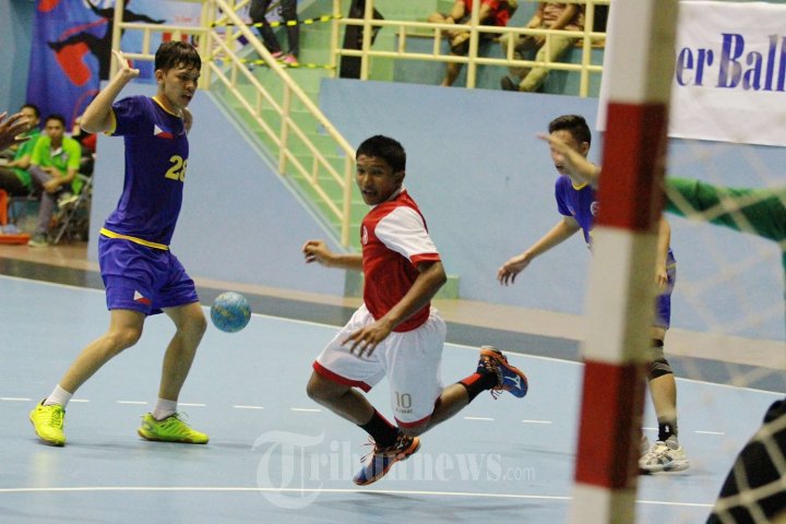 Indonesia VS Filipina Turnamen Bola Tangan IHF Trophy 2016