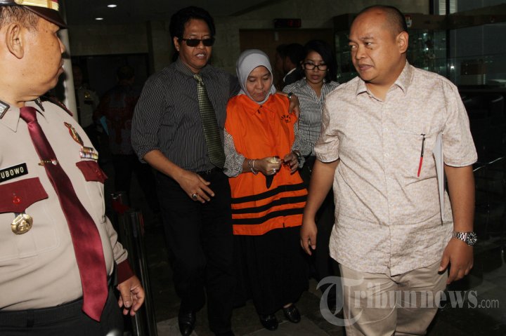 Istri Bupati Muba Ditahan KPK