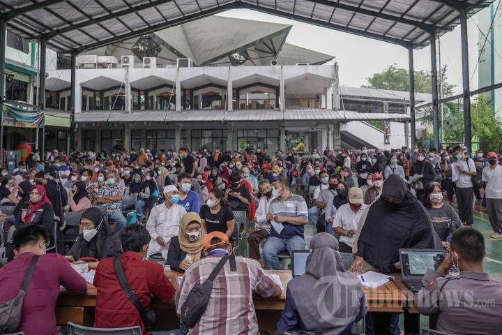 Jadi Syarat Mudik Warga Antusias Ikut Vaksin Booster