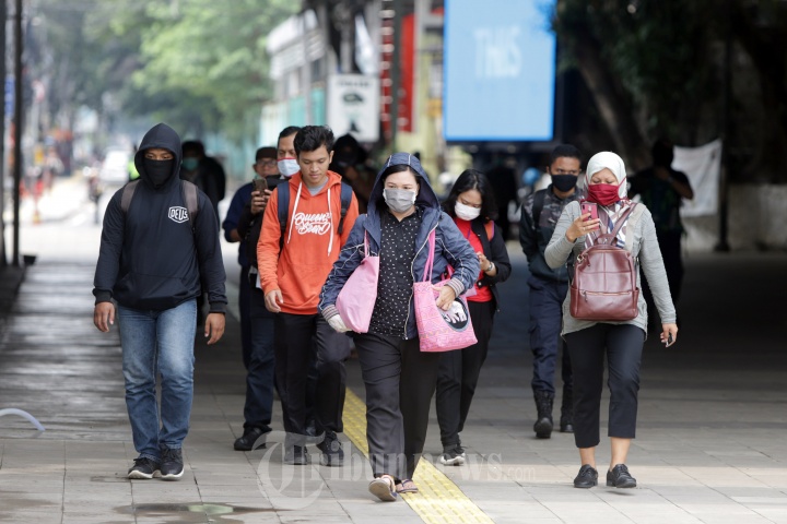 Jakarta Darurat Corona, Suasana Perkantoran Lengang